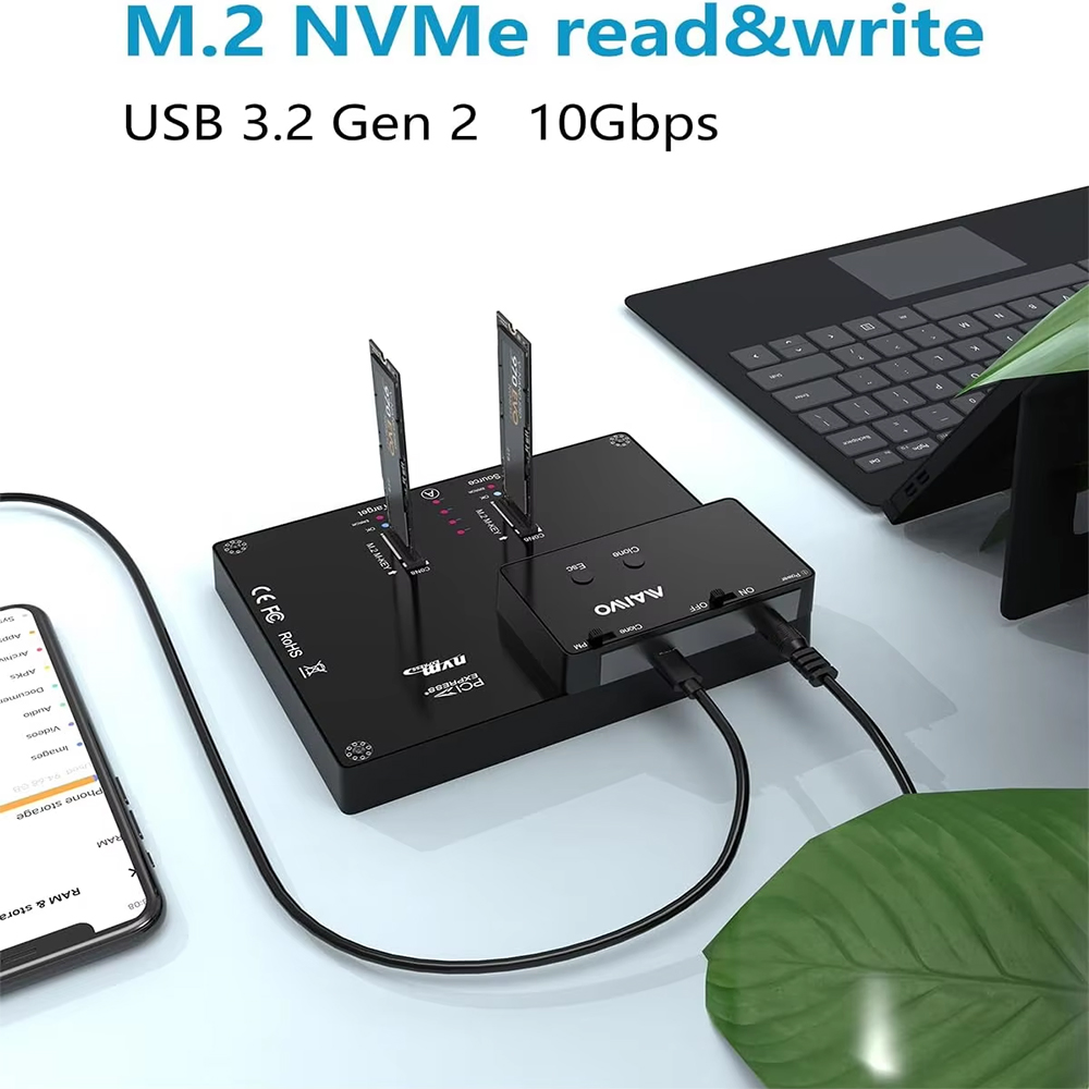 MAIWO 2 Bay M2 NVMe Dockingsta – 8Tb M2 Nvme Ssd Bewertung und Preis