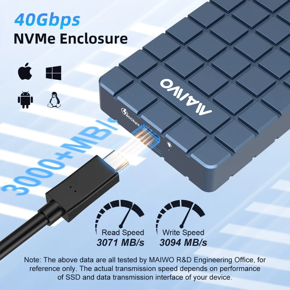 Maiwo usb 3. 0 40gbps m.2 nvme – Usb4 40Gbps External Ssd 8Tb Bewertung und Preis